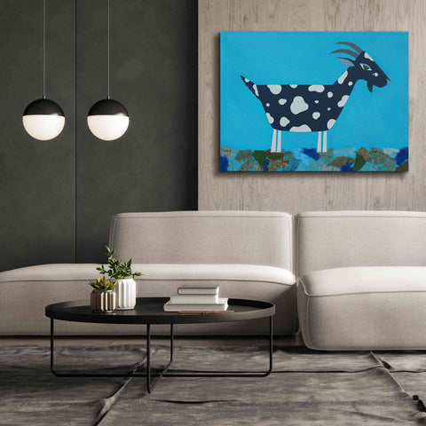 Image of 'Fergus The Goat by Casey Craig Giclee Canvas Wall Art,54 x 40