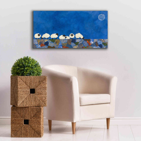 Image of 'Feeling Sheepish by Casey Craig Giclee Canvas Wall Art,40 x 20