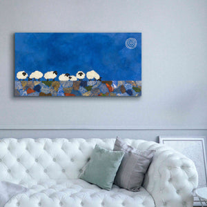 'Feeling Sheepish by Casey Craig Giclee Canvas Wall Art,60 x 30