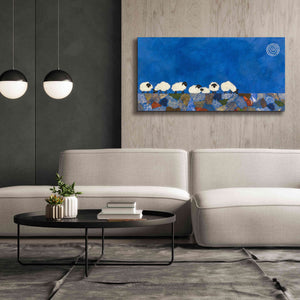 'Feeling Sheepish by Casey Craig Giclee Canvas Wall Art,60 x 30