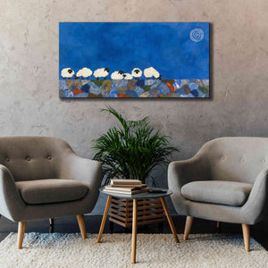 'Feeling Sheepish by Casey Craig Giclee Canvas Wall Art,60 x 30