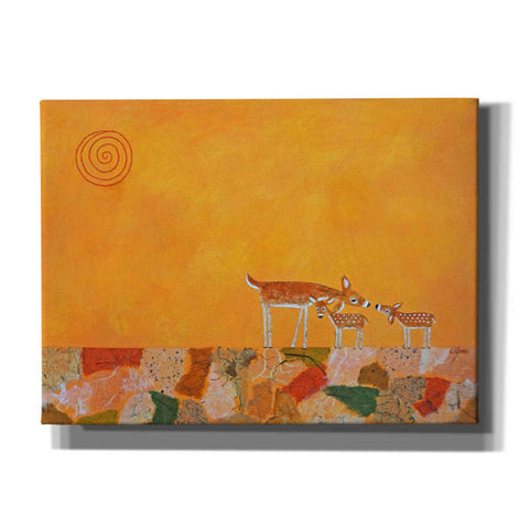 Image of 'Fawns At Dawn by Casey Craig Giclee Canvas Wall Art