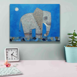 'Everything Else Is Irrelephant by Casey Craig Giclee Canvas Wall Art,16 x 12