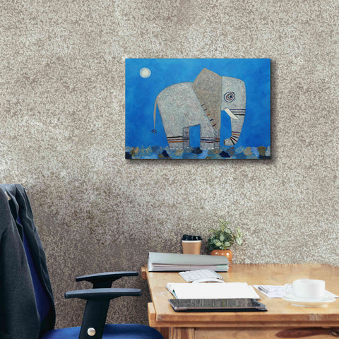 Image of 'Everything Else Is Irrelephant by Casey Craig Giclee Canvas Wall Art,26 x 18