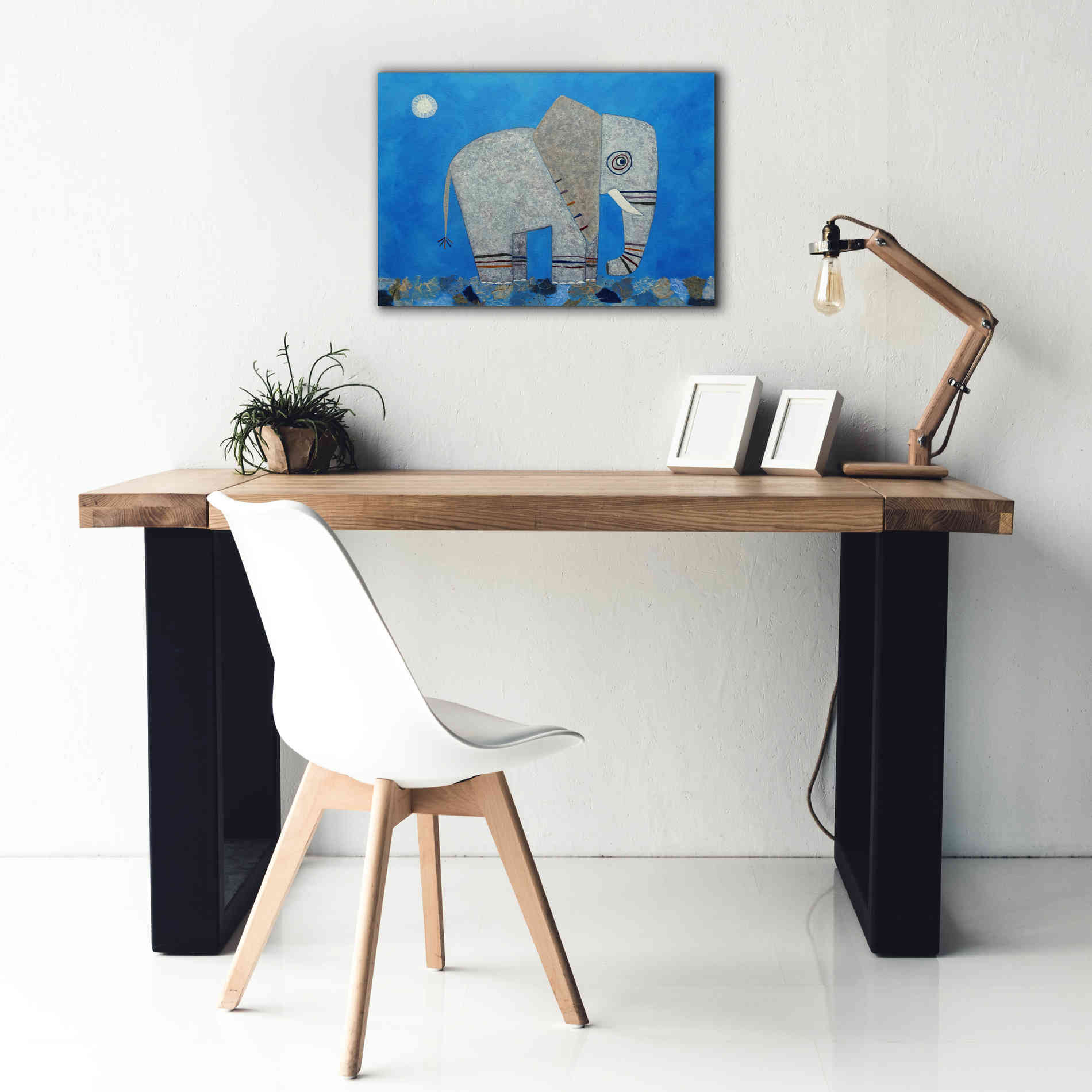 'Everything Else Is Irrelephant by Casey Craig Giclee Canvas Wall Art,26 x 18