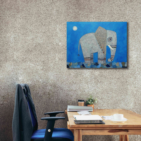 Image of 'Everything Else Is Irrelephant by Casey Craig Giclee Canvas Wall Art,34 x 26