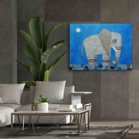 Image of 'Everything Else Is Irrelephant by Casey Craig Giclee Canvas Wall Art,54 x 40
