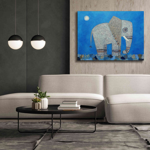 Image of 'Everything Else Is Irrelephant by Casey Craig Giclee Canvas Wall Art,54 x 40