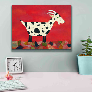 'Vincent Van Goat by Casey Craig Giclee Canvas Wall Art,16 x 12