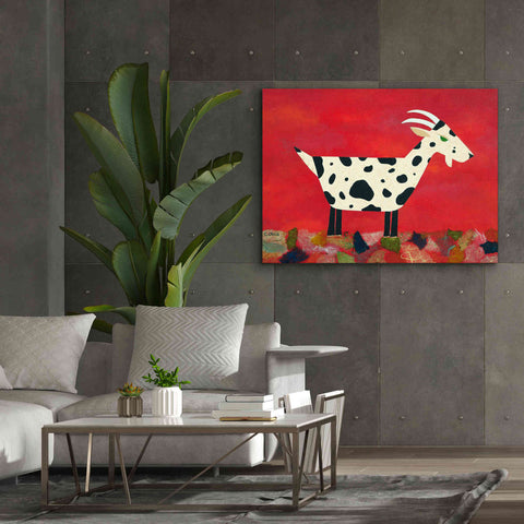 Image of 'Vincent Van Goat by Casey Craig Giclee Canvas Wall Art,54 x 40