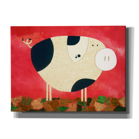 Image of 'Pig Newton by Casey Craig Giclee Canvas Wall Art