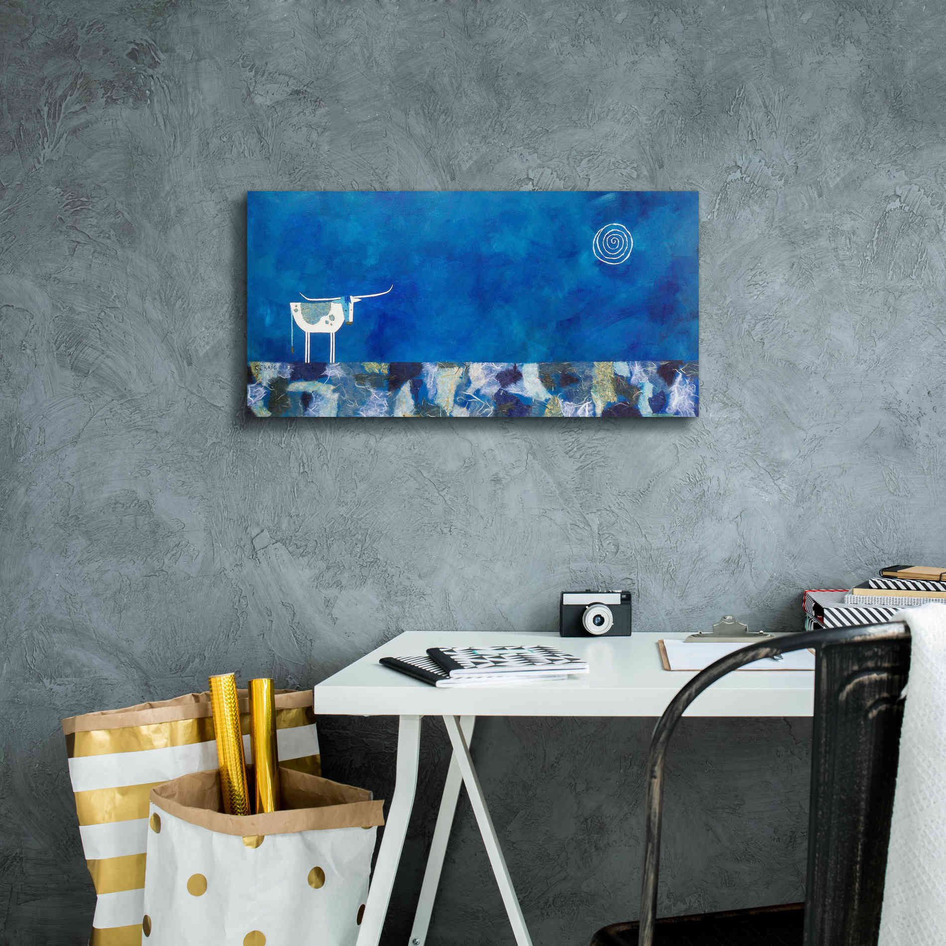 'Goodnight Trail by Casey Craig Giclee Canvas Wall Art,24 x 12