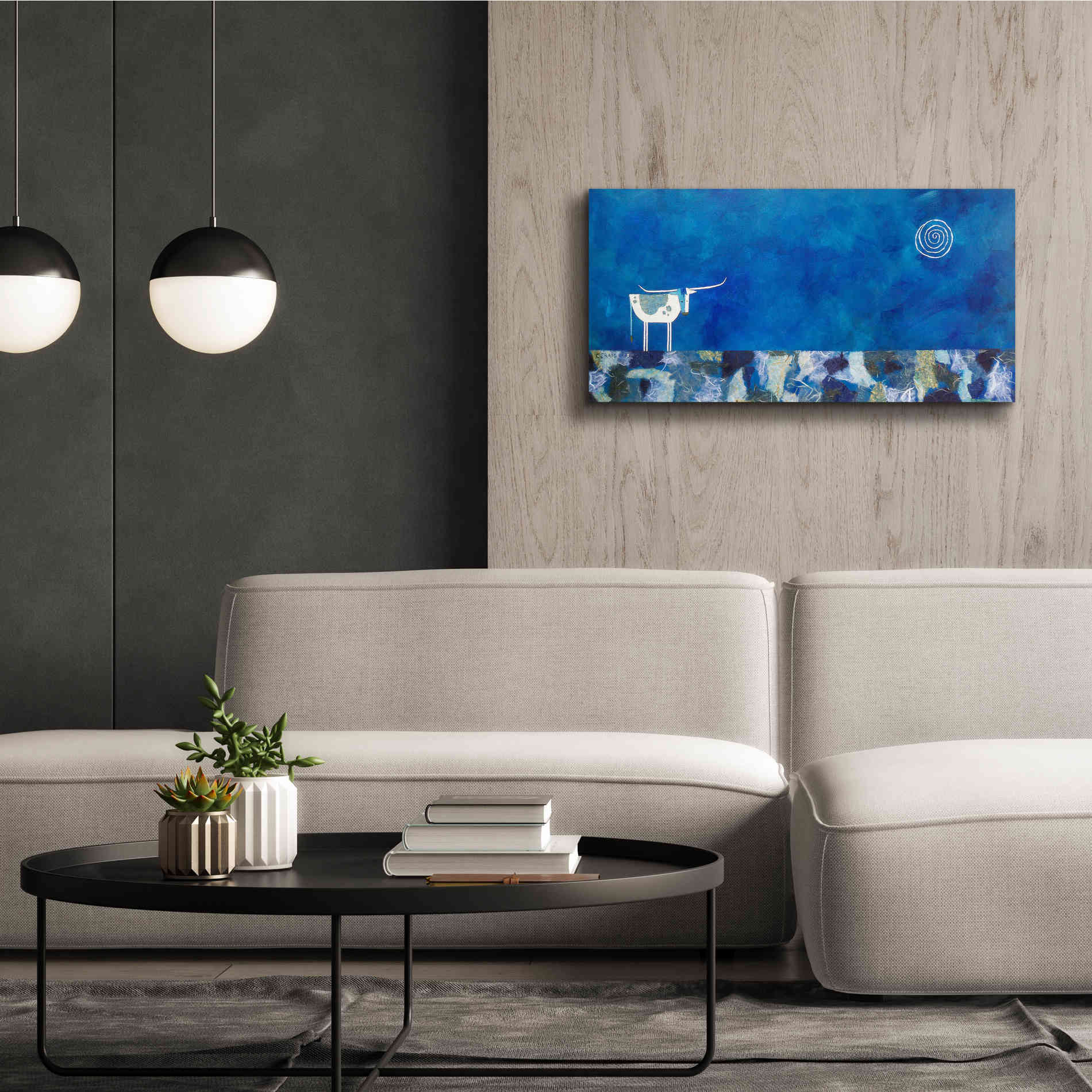 'Goodnight Trail by Casey Craig Giclee Canvas Wall Art,40 x 20