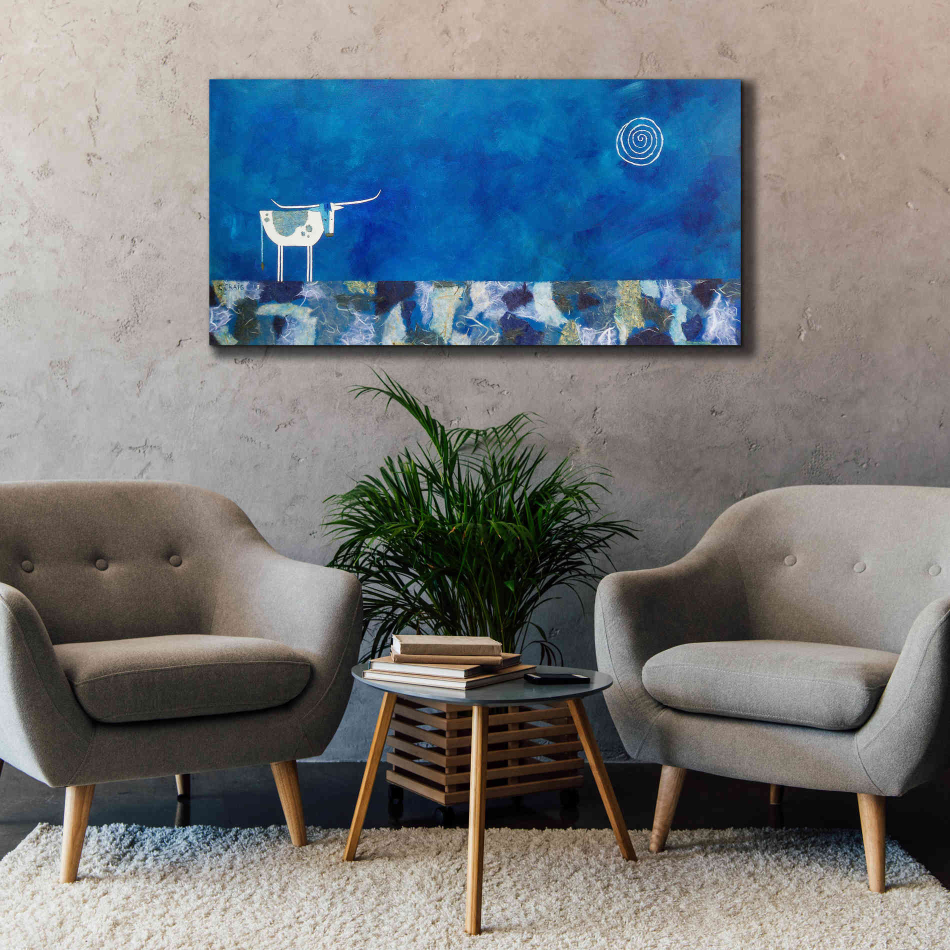 'Goodnight Trail by Casey Craig Giclee Canvas Wall Art,60 x 30