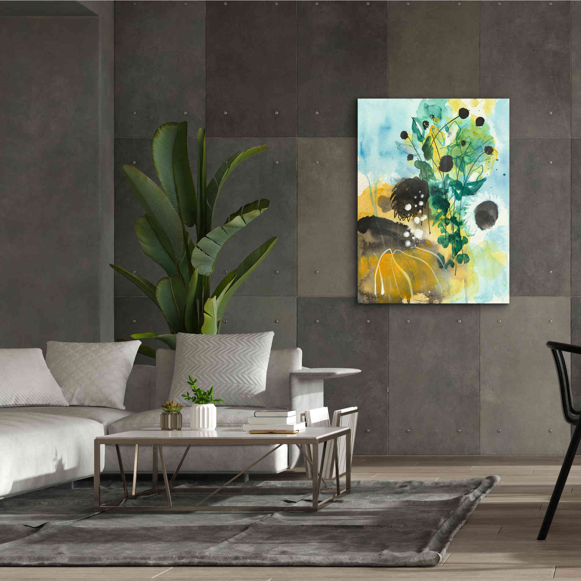 'Sunflower Kisses II by Corina Capri Giclee Canvas Wall Art,40 x 54