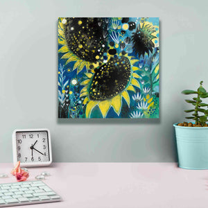 'Sunflower Kisses by Corina Capri Giclee Canvas Wall Art,12 x 12