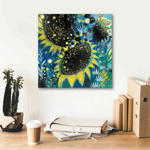 'Sunflower Kisses by Corina Capri Giclee Canvas Wall Art,18 x 18