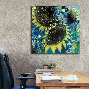 'Sunflower Kisses by Corina Capri Giclee Canvas Wall Art,37 x 37