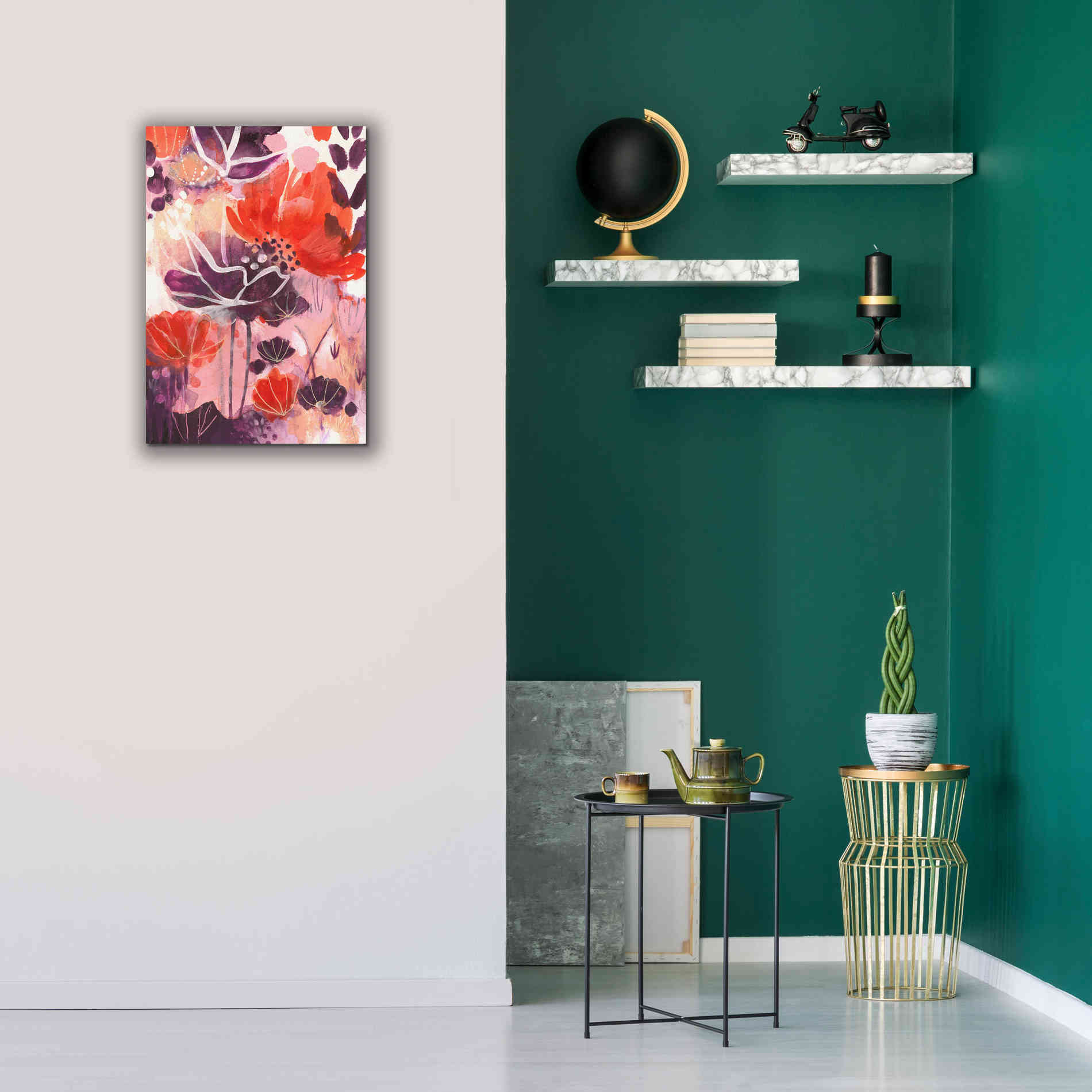 'Open Up by Corina Capri Giclee Canvas Wall Art,18 x 26