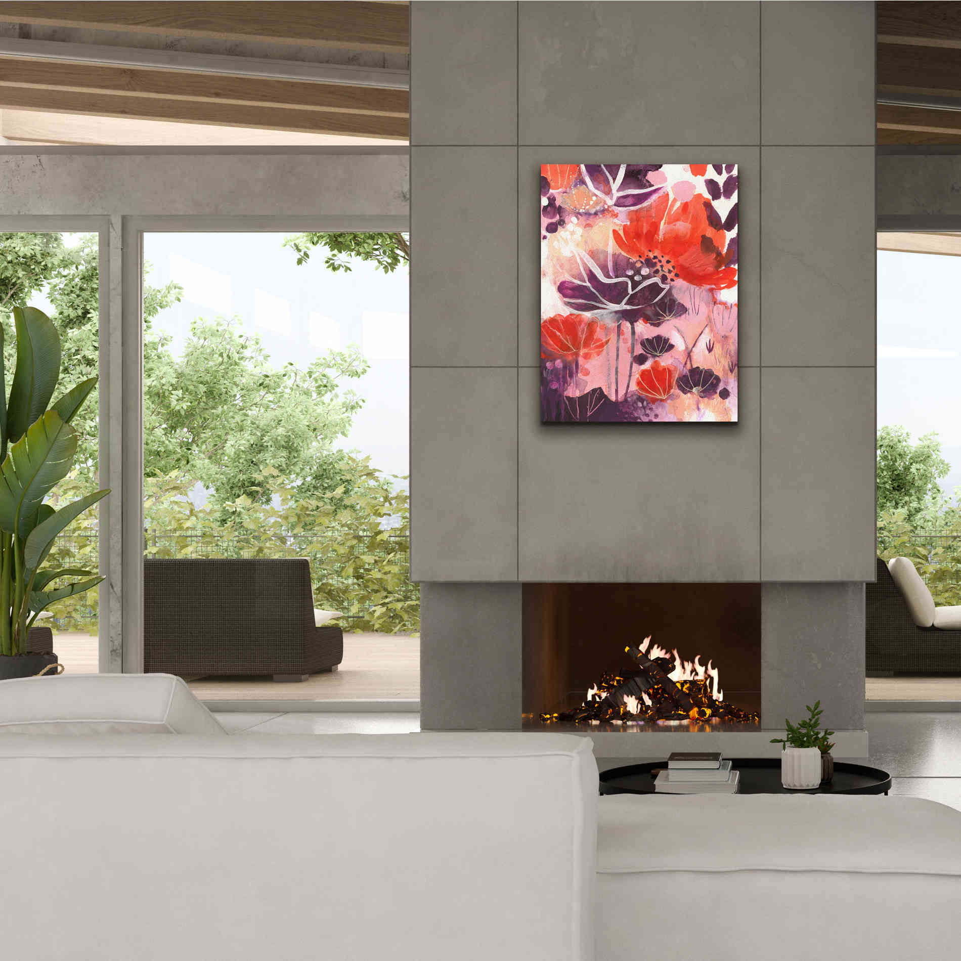 'Open Up by Corina Capri Giclee Canvas Wall Art,26 x 34