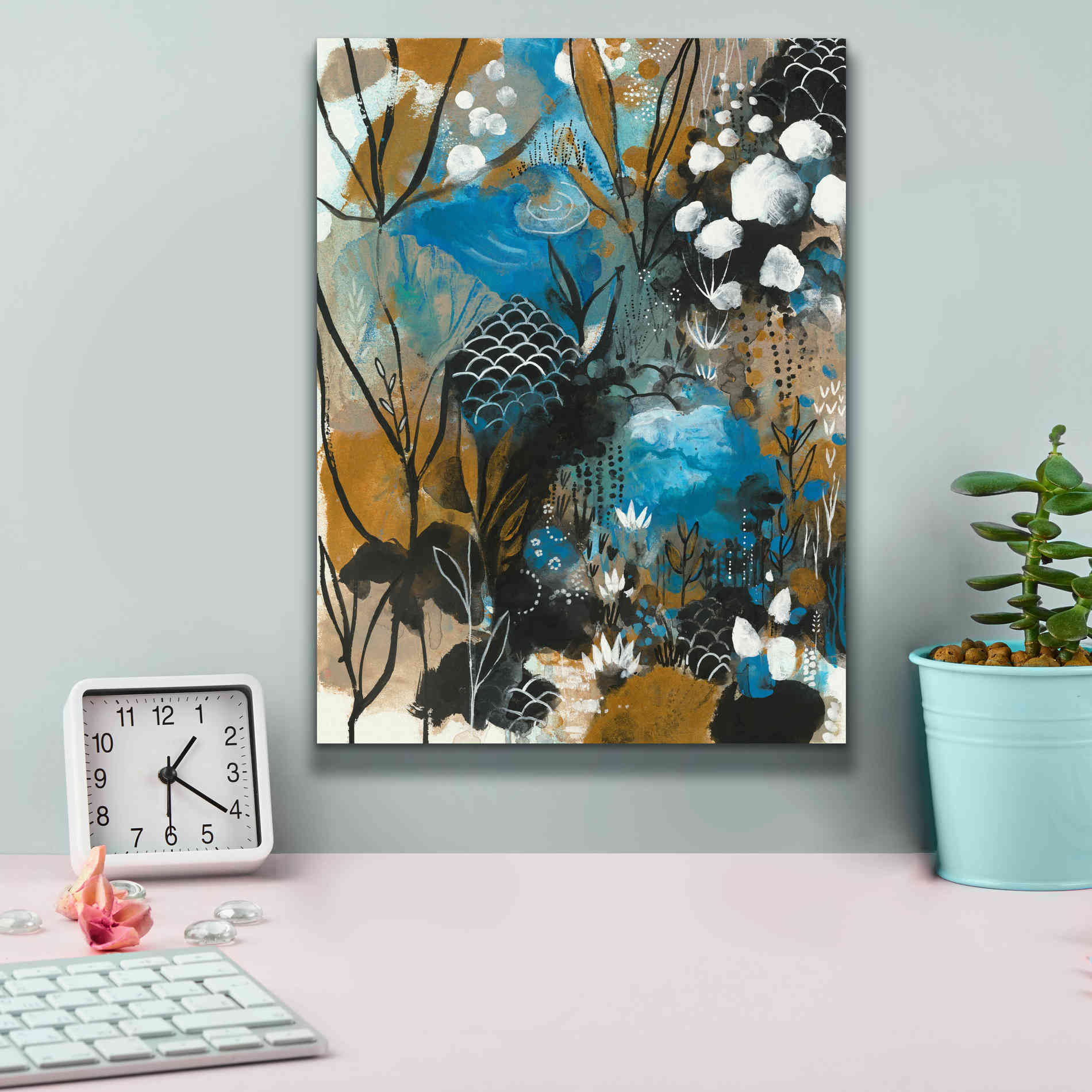 'January Song by Corina Capri Giclee Canvas Wall Art,12 x 16