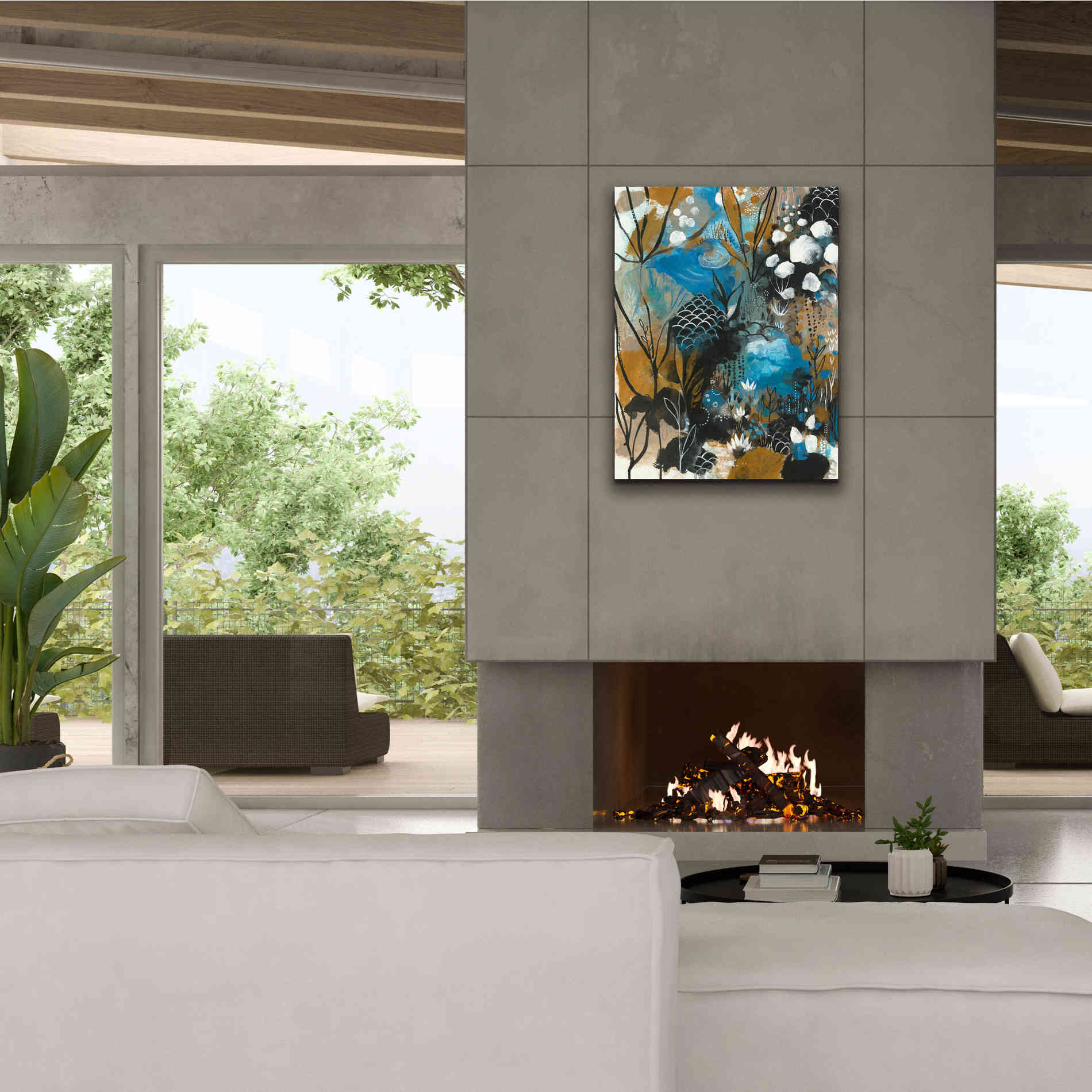 'January Song by Corina Capri Giclee Canvas Wall Art,26 x 34