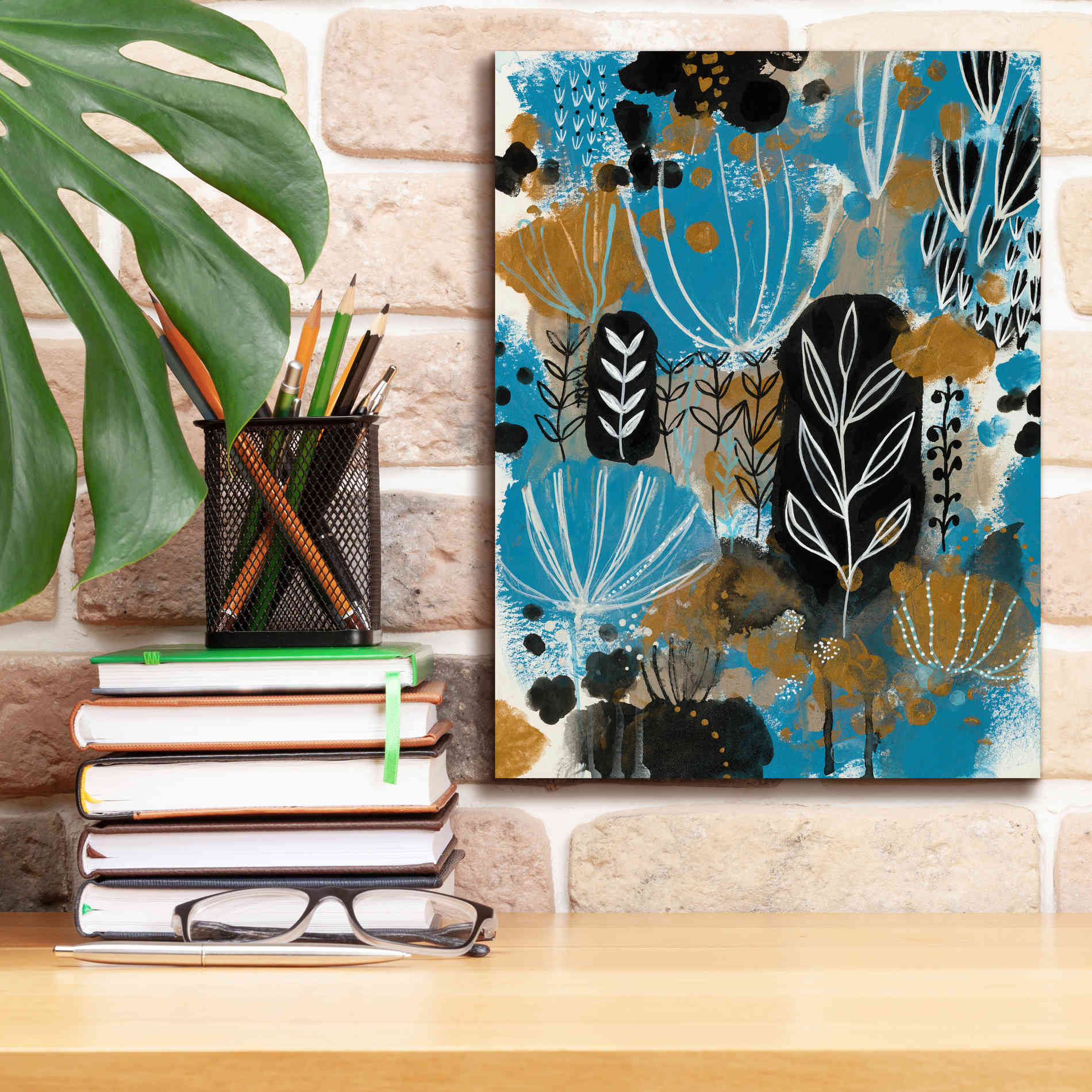 'January Poem by Corina Capri Giclee Canvas Wall Art,12 x 16