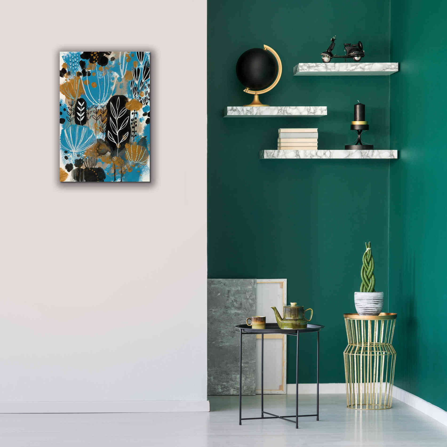 'January Poem by Corina Capri Giclee Canvas Wall Art,18 x 26
