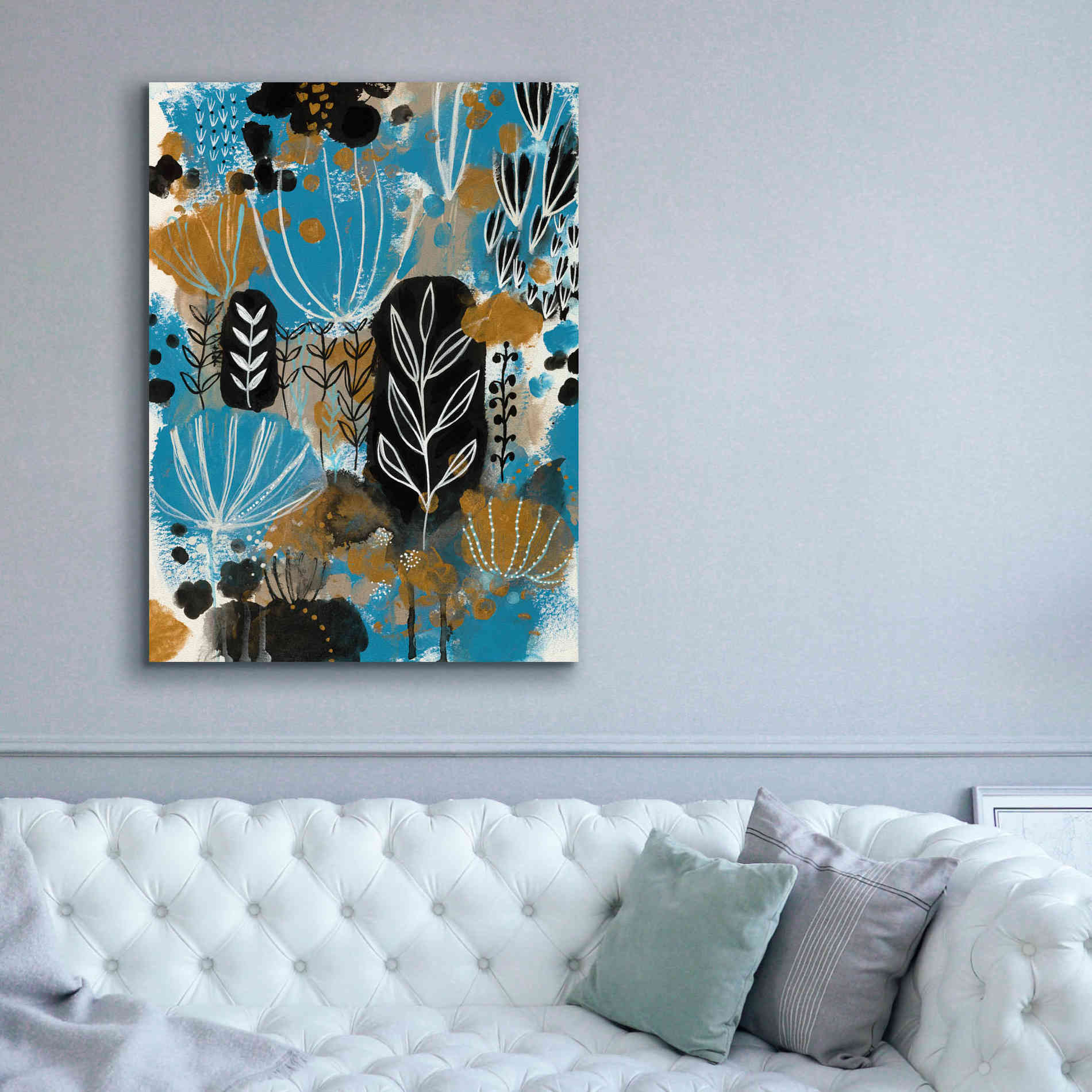 'January Poem by Corina Capri Giclee Canvas Wall Art,40 x 54