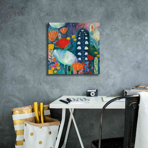 Image of 'Nuit Blanche by Corina Capri Giclee Canvas Wall Art,18 x 18