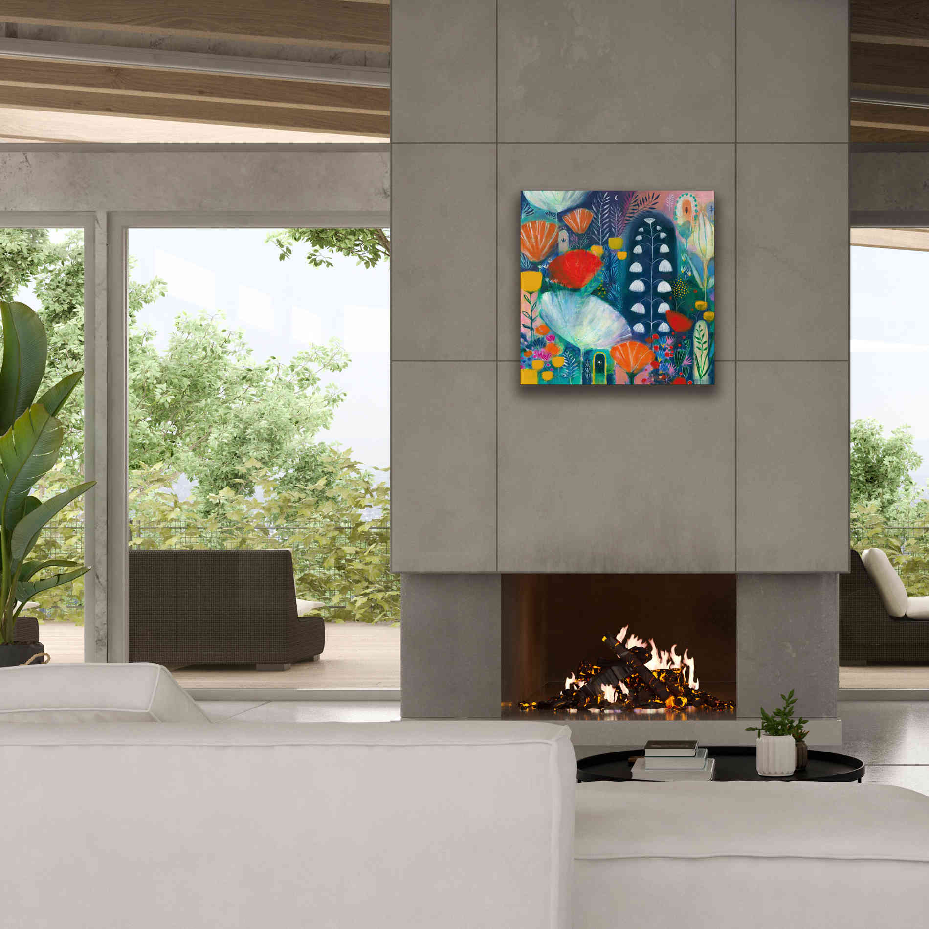 'Nuit Blanche by Corina Capri Giclee Canvas Wall Art,26 x 26