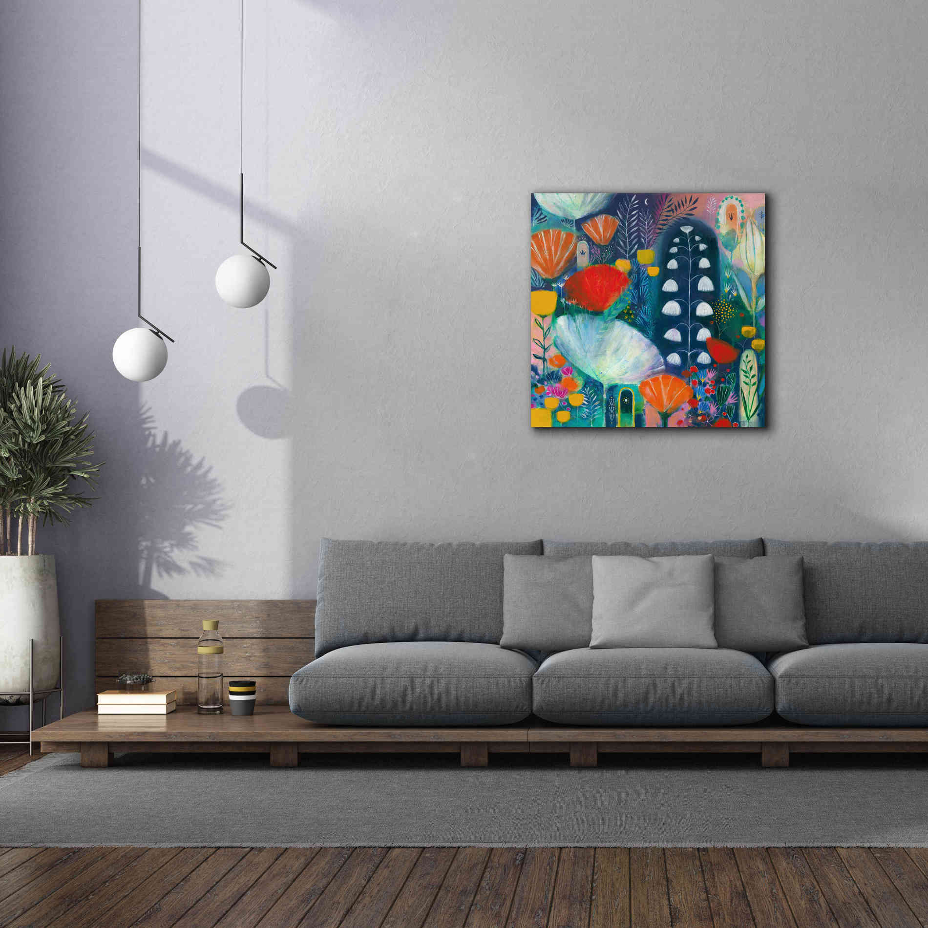 'Nuit Blanche by Corina Capri Giclee Canvas Wall Art,37 x 37