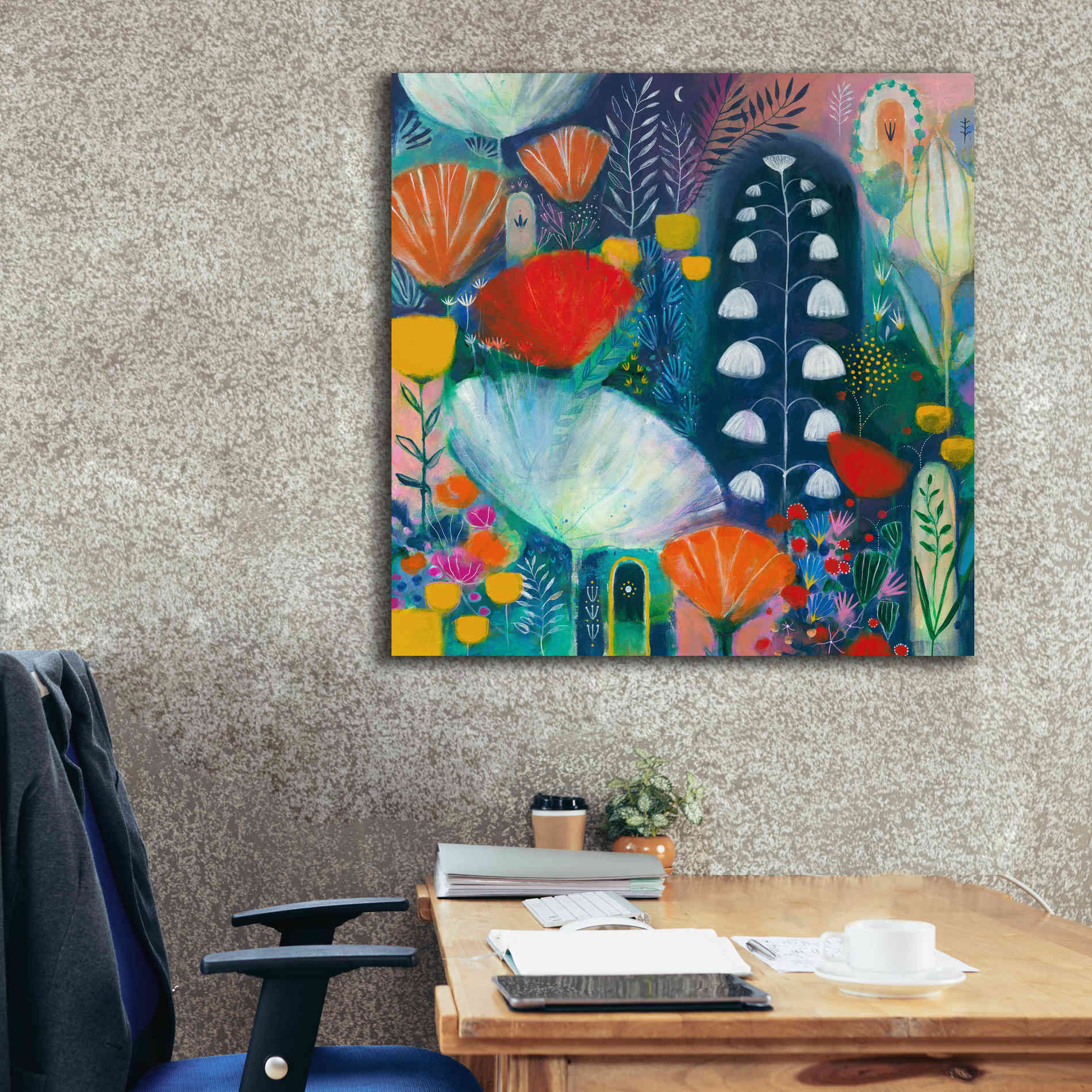 'Nuit Blanche by Corina Capri Giclee Canvas Wall Art,37 x 37