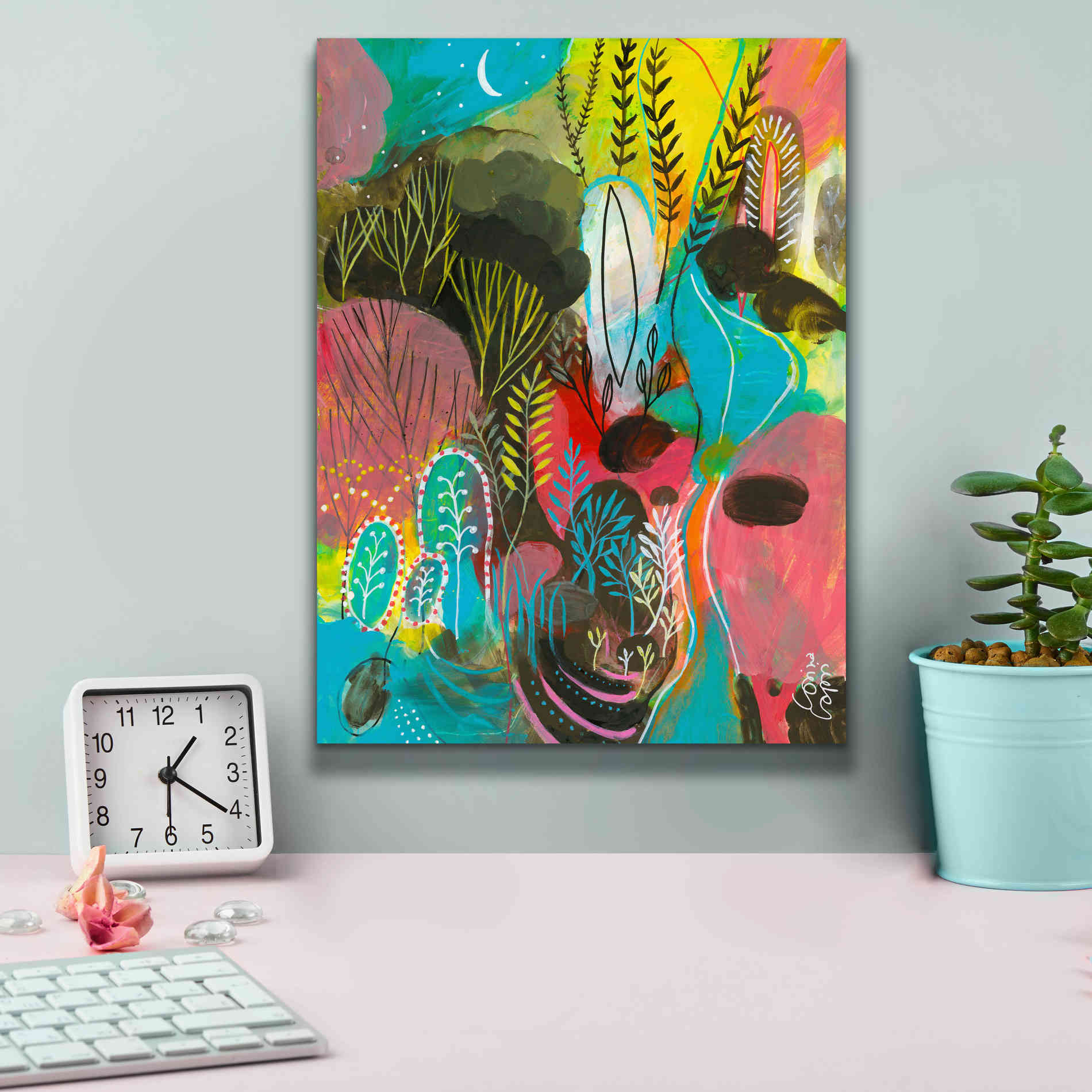 'Water Cycles by Corina Capri Giclee Canvas Wall Art,12 x 16