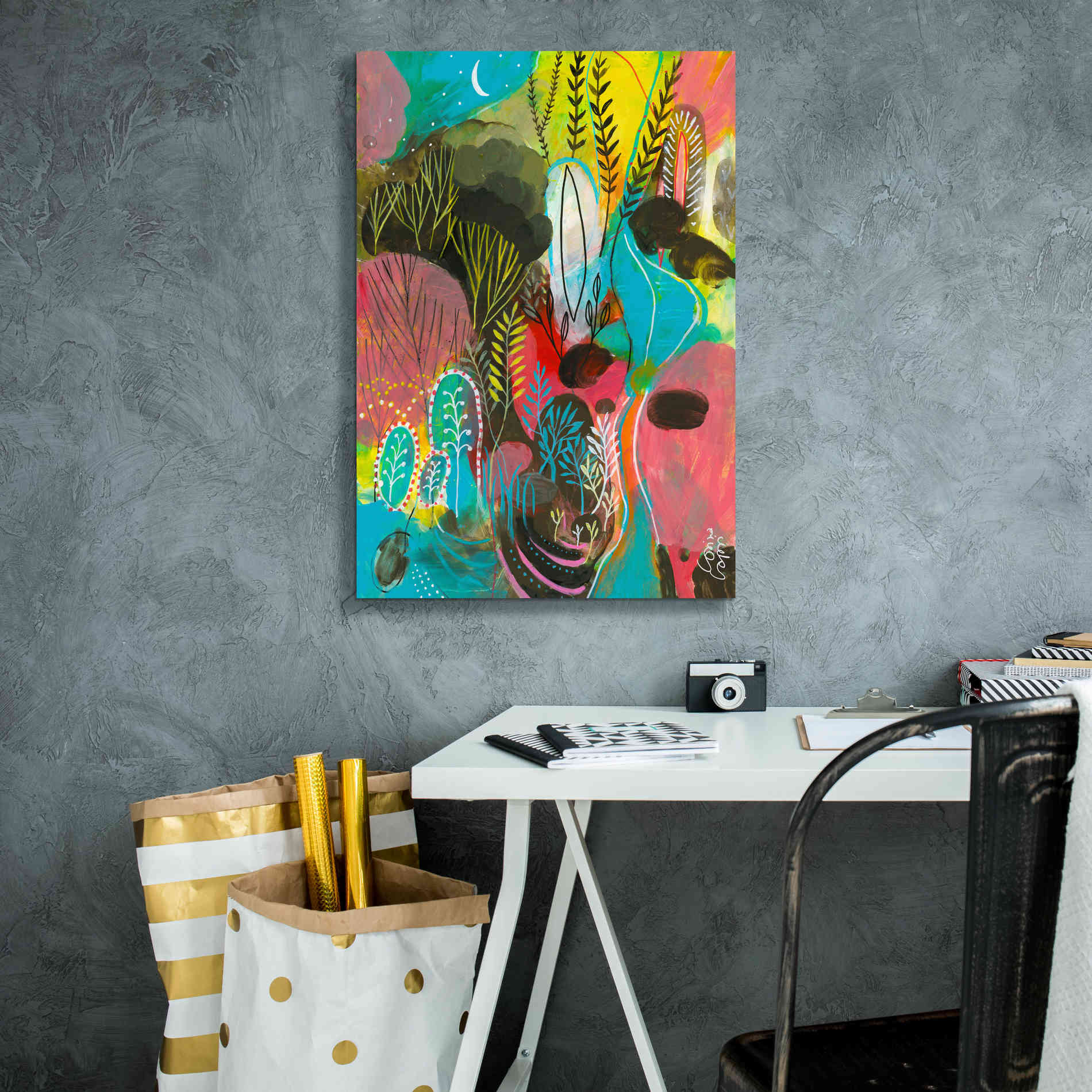 'Water Cycles by Corina Capri Giclee Canvas Wall Art,18 x 26