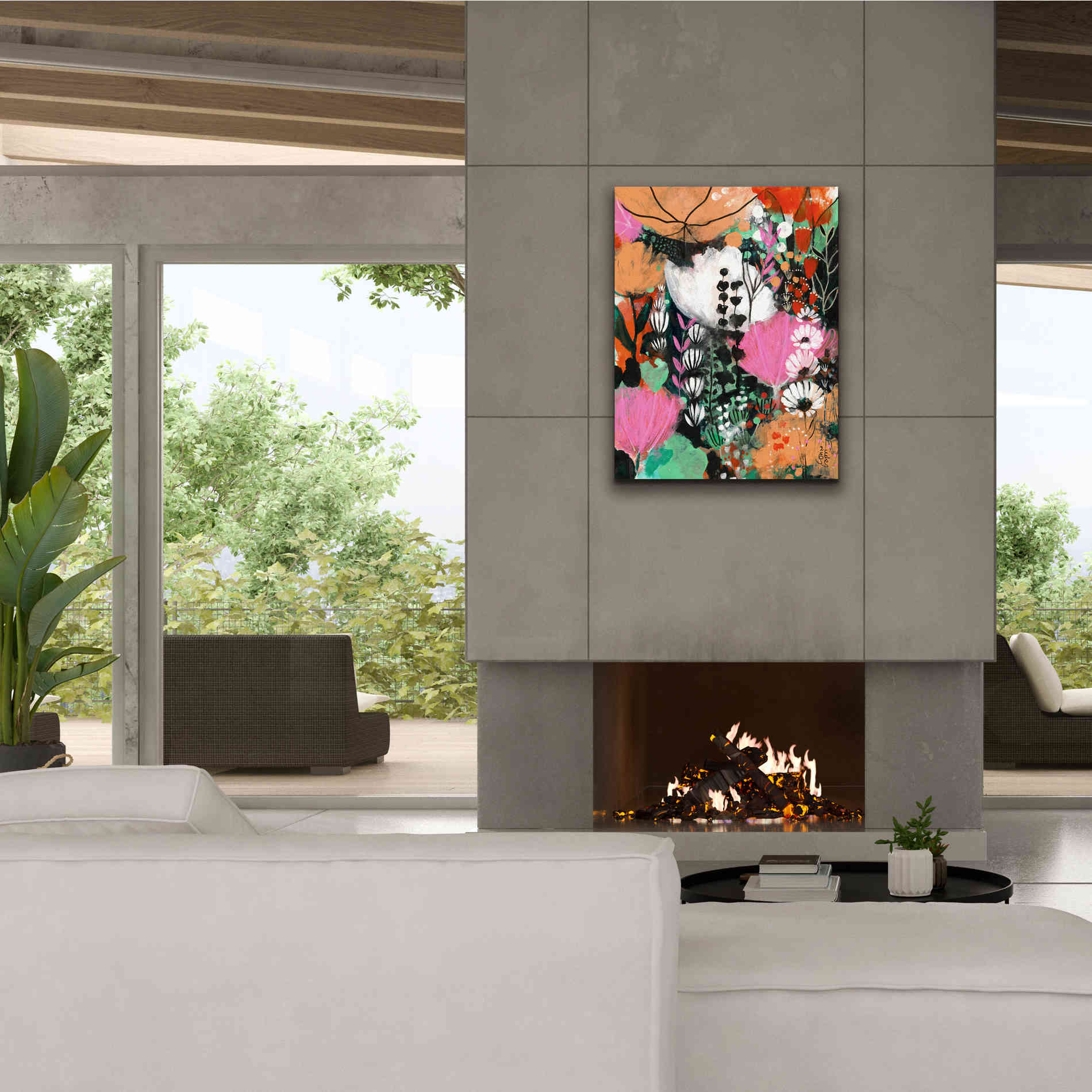'Strawberry Moon by Corina Capri Giclee Canvas Wall Art,26 x 34