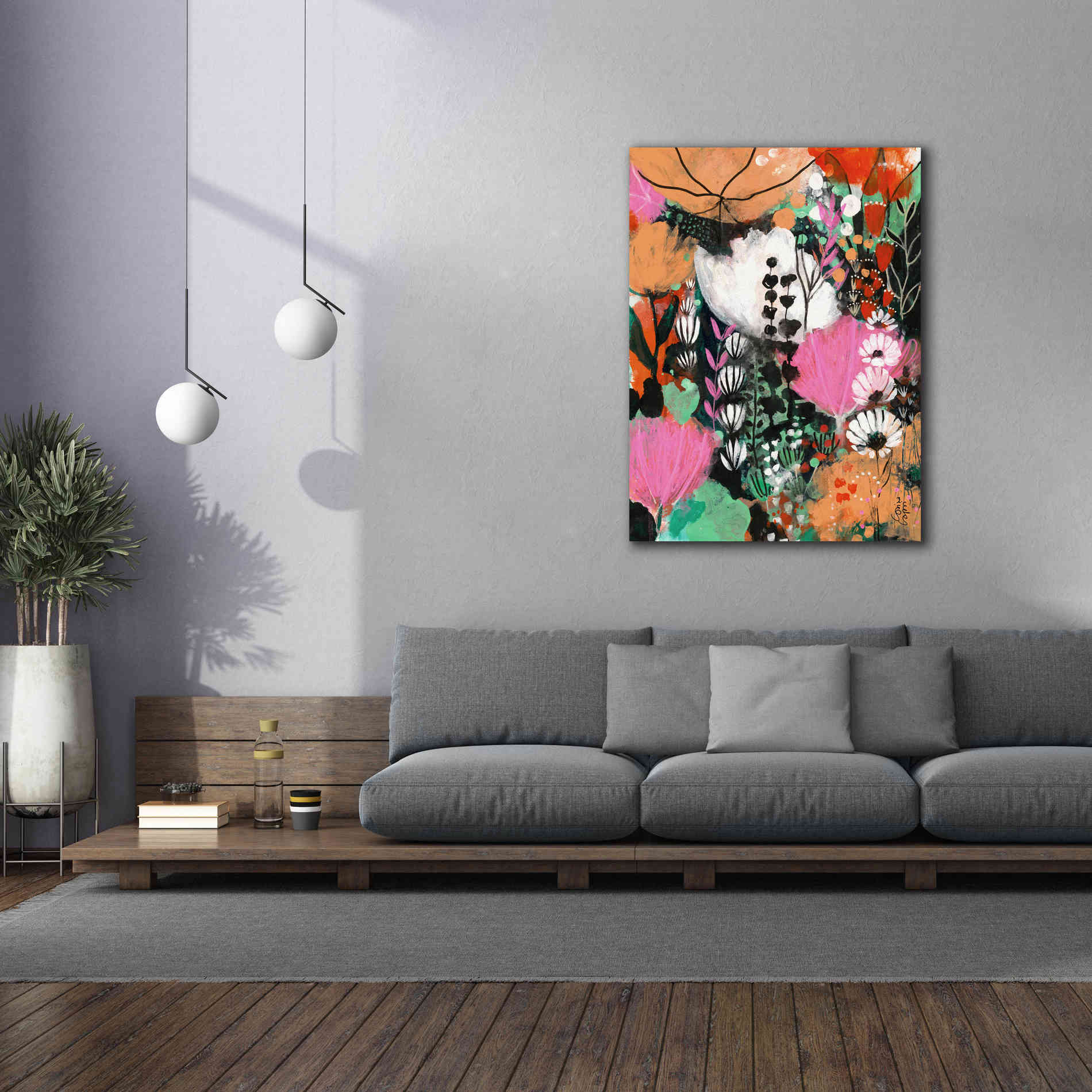 'Strawberry Moon by Corina Capri Giclee Canvas Wall Art,40 x 54