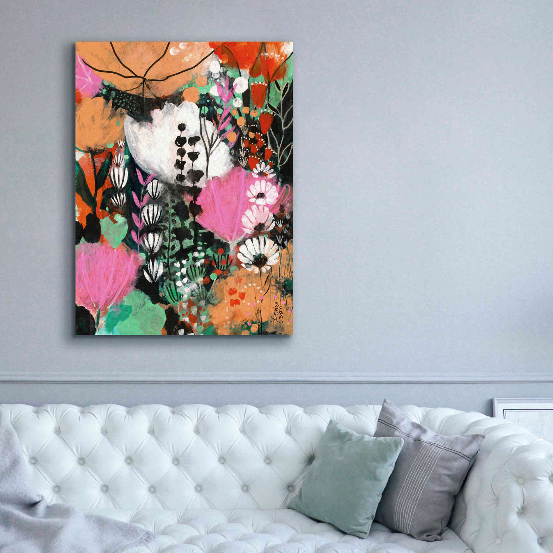 'Strawberry Moon by Corina Capri Giclee Canvas Wall Art,40 x 54