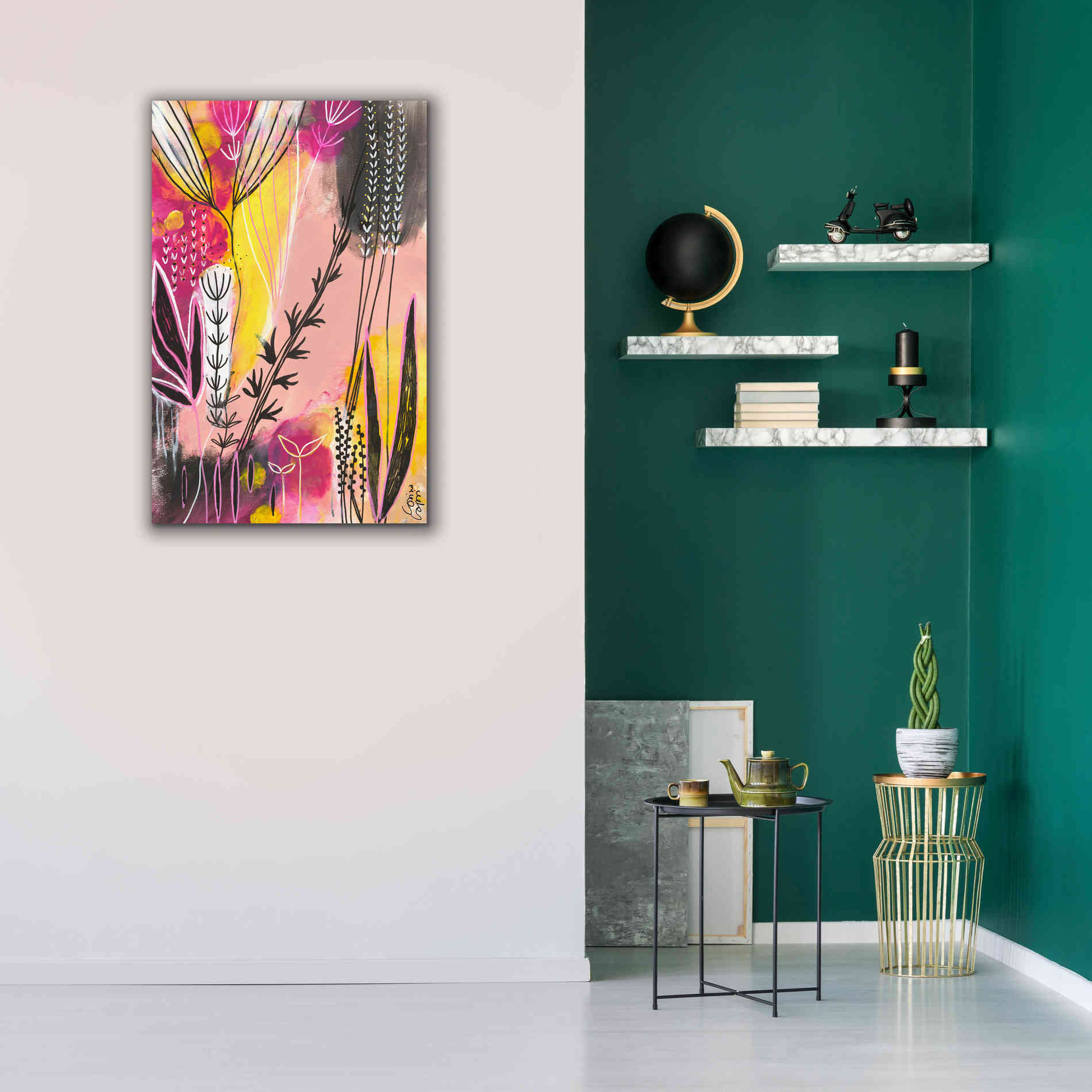 'Spring in Pink by Corina Capri Giclee Canvas Wall Art,26 x 40