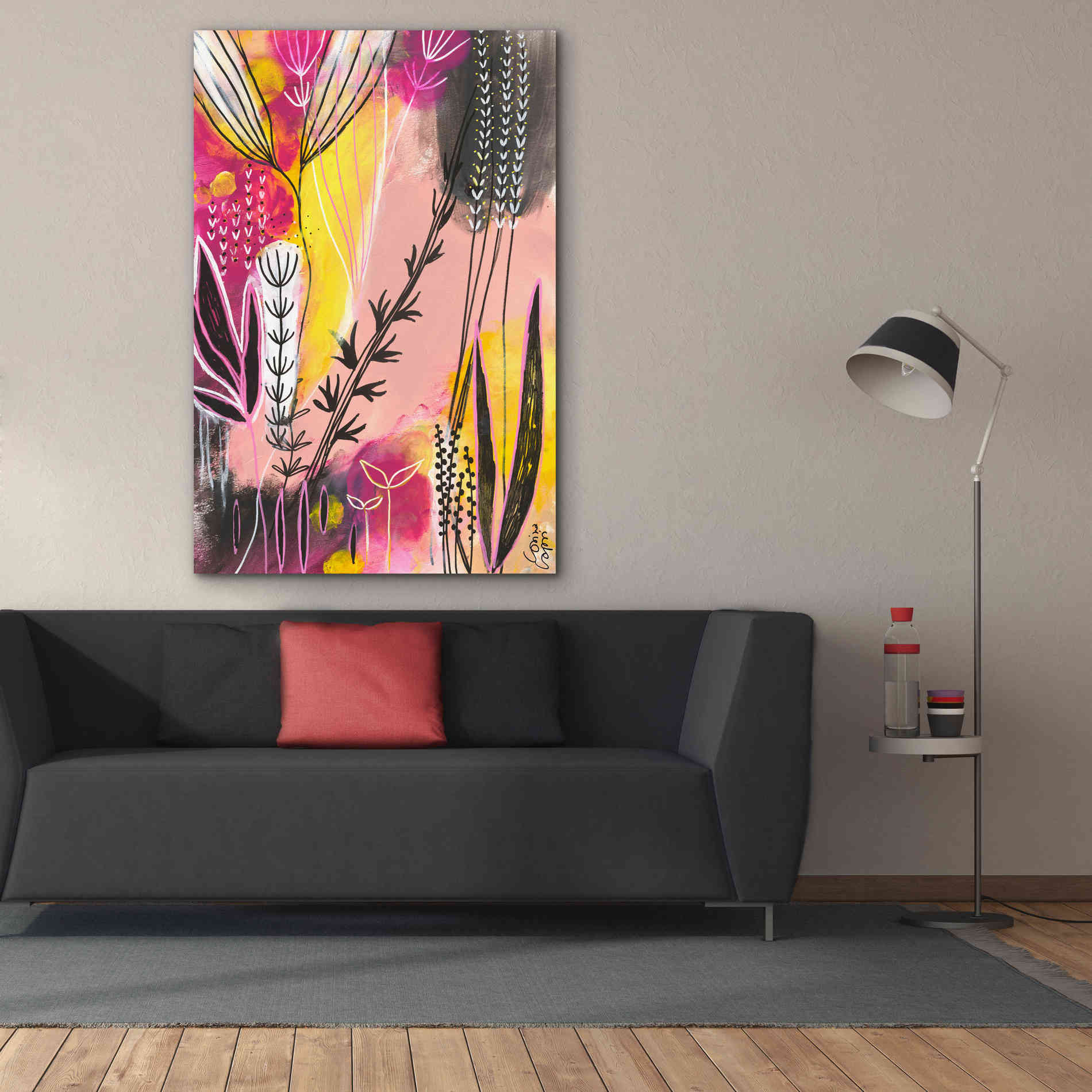 'Spring in Pink by Corina Capri Giclee Canvas Wall Art,40 x 60