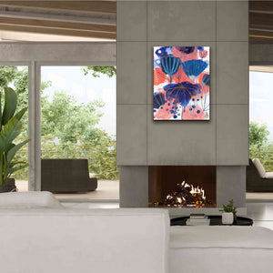 'Blumen Blues by Corina Capri Giclee Canvas Wall Art,26 x 34