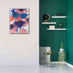 'Blumen Blues by Corina Capri Giclee Canvas Wall Art,26 x 34