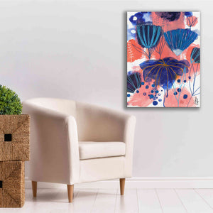 'Blumen Blues by Corina Capri Giclee Canvas Wall Art,26 x 34