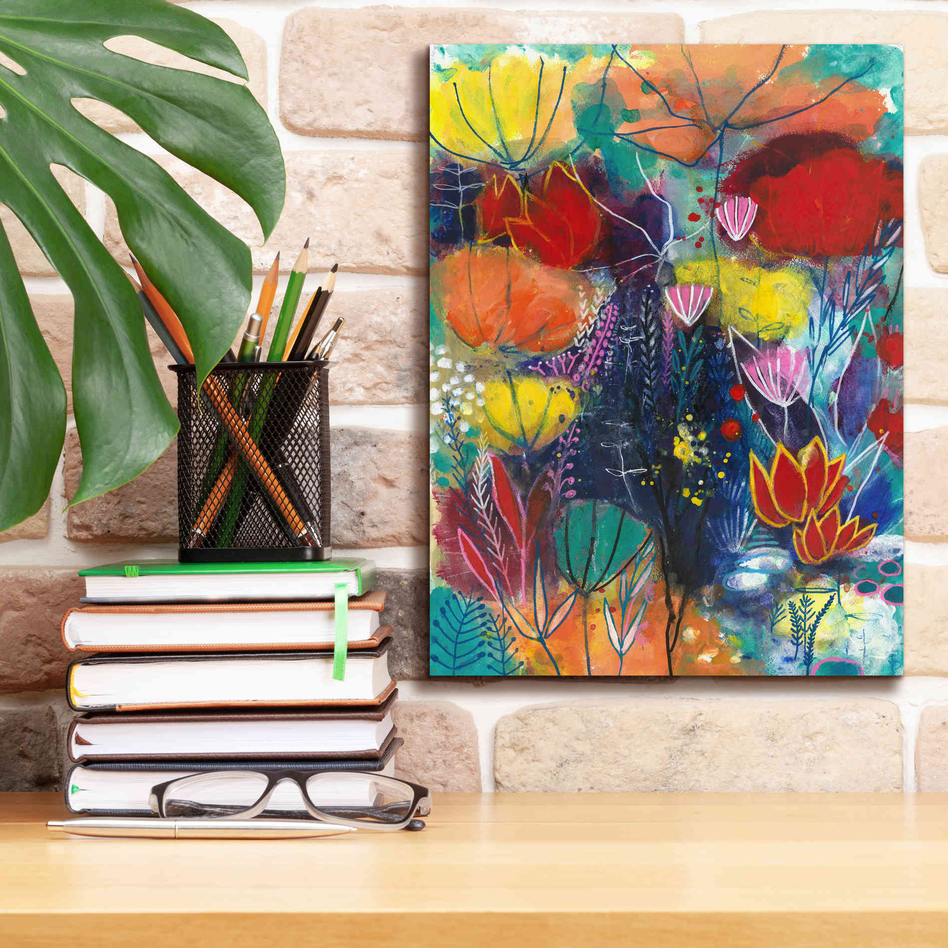 'All You Need is a Garden by Corina Capri Giclee Canvas Wall Art,12 x 16