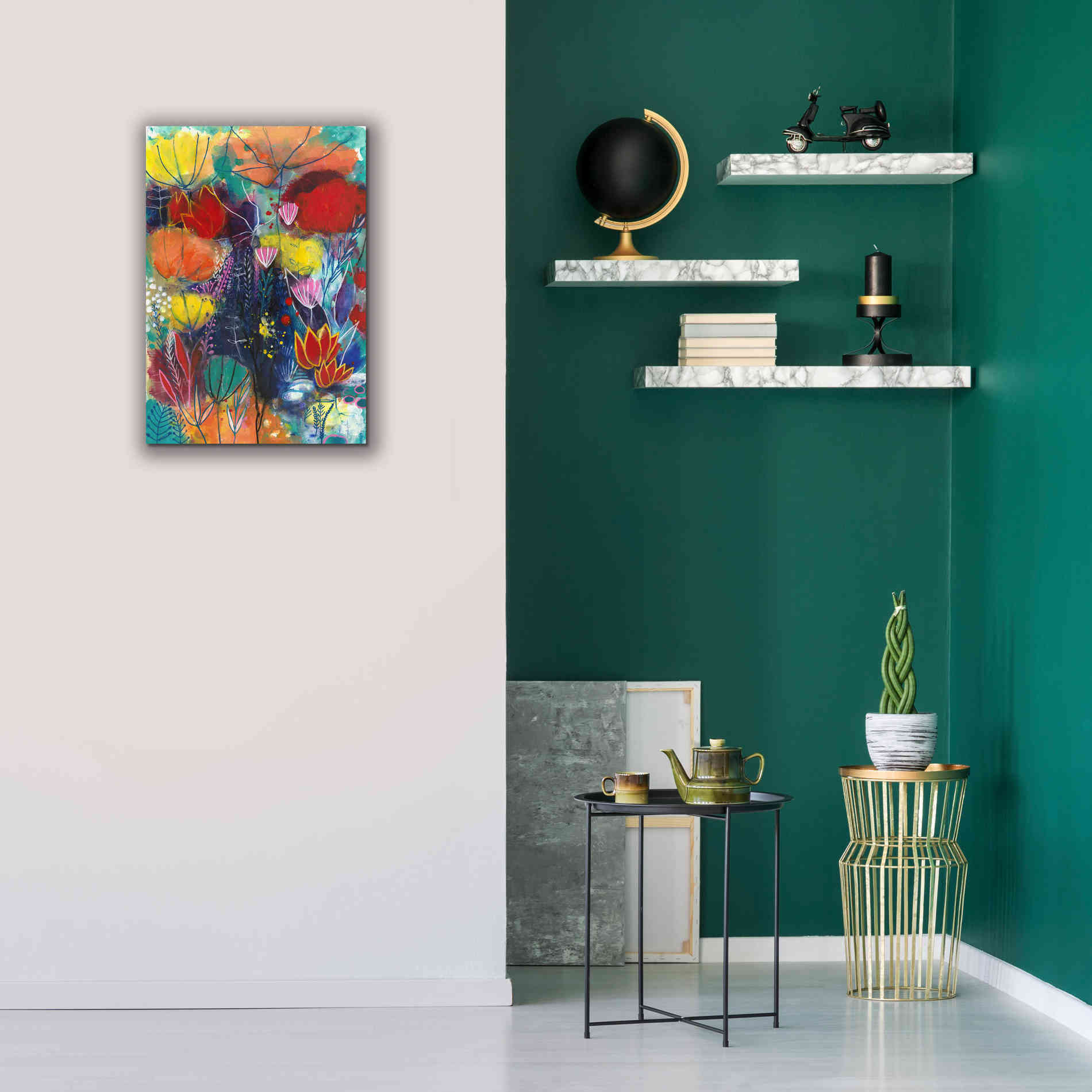 'All You Need is a Garden by Corina Capri Giclee Canvas Wall Art,18 x 26