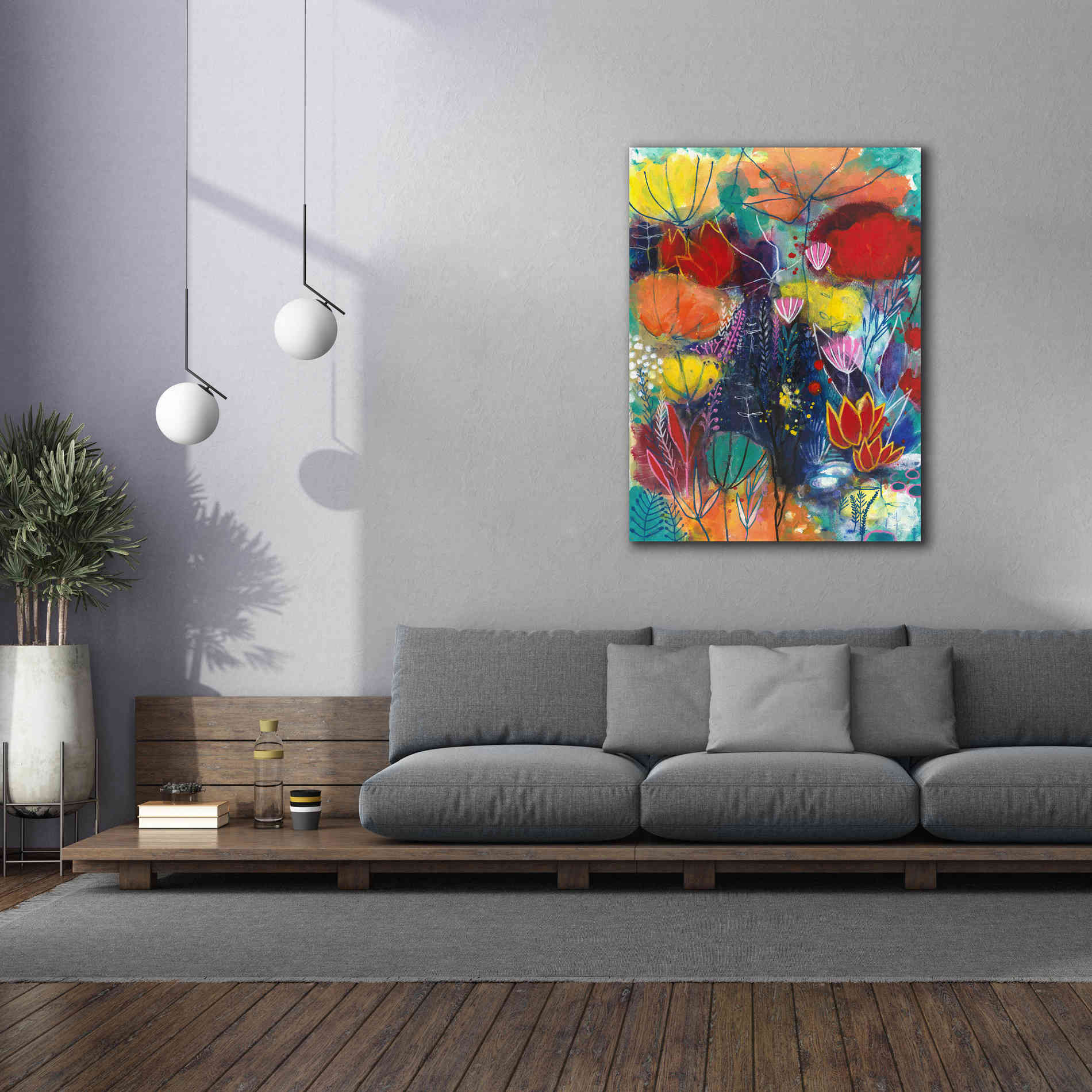 'All You Need is a Garden by Corina Capri Giclee Canvas Wall Art,40 x 54
