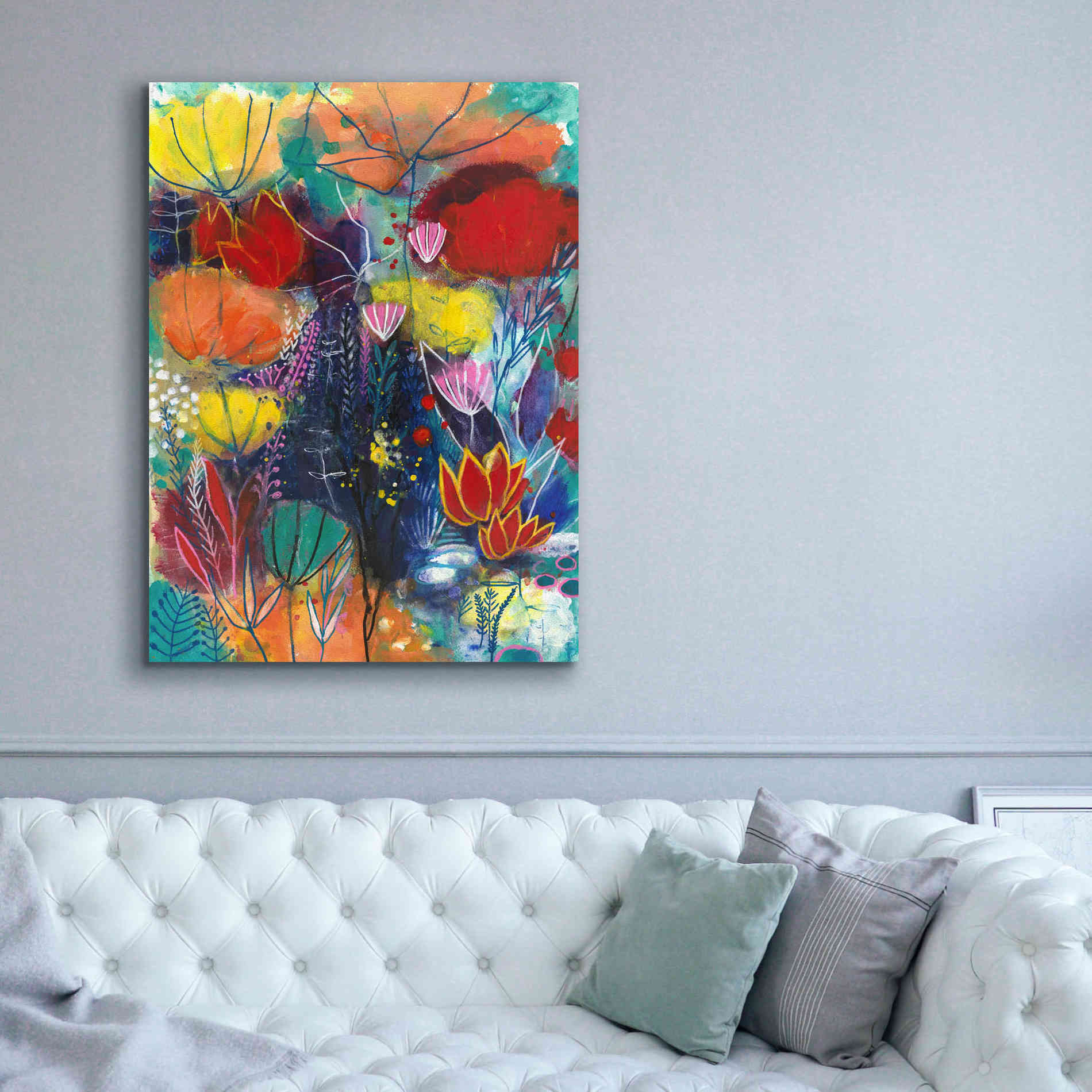 'All You Need is a Garden by Corina Capri Giclee Canvas Wall Art,40 x 54