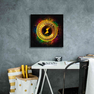 Epic Graffiti'Thorchain Better Than Gold' by Epic Portfolio Giclee Canvas Wall Art,18 x 18