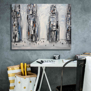 'In New York City' by Ekaterina Ermilkina Giclee Canvas Wall Art,34 x 26