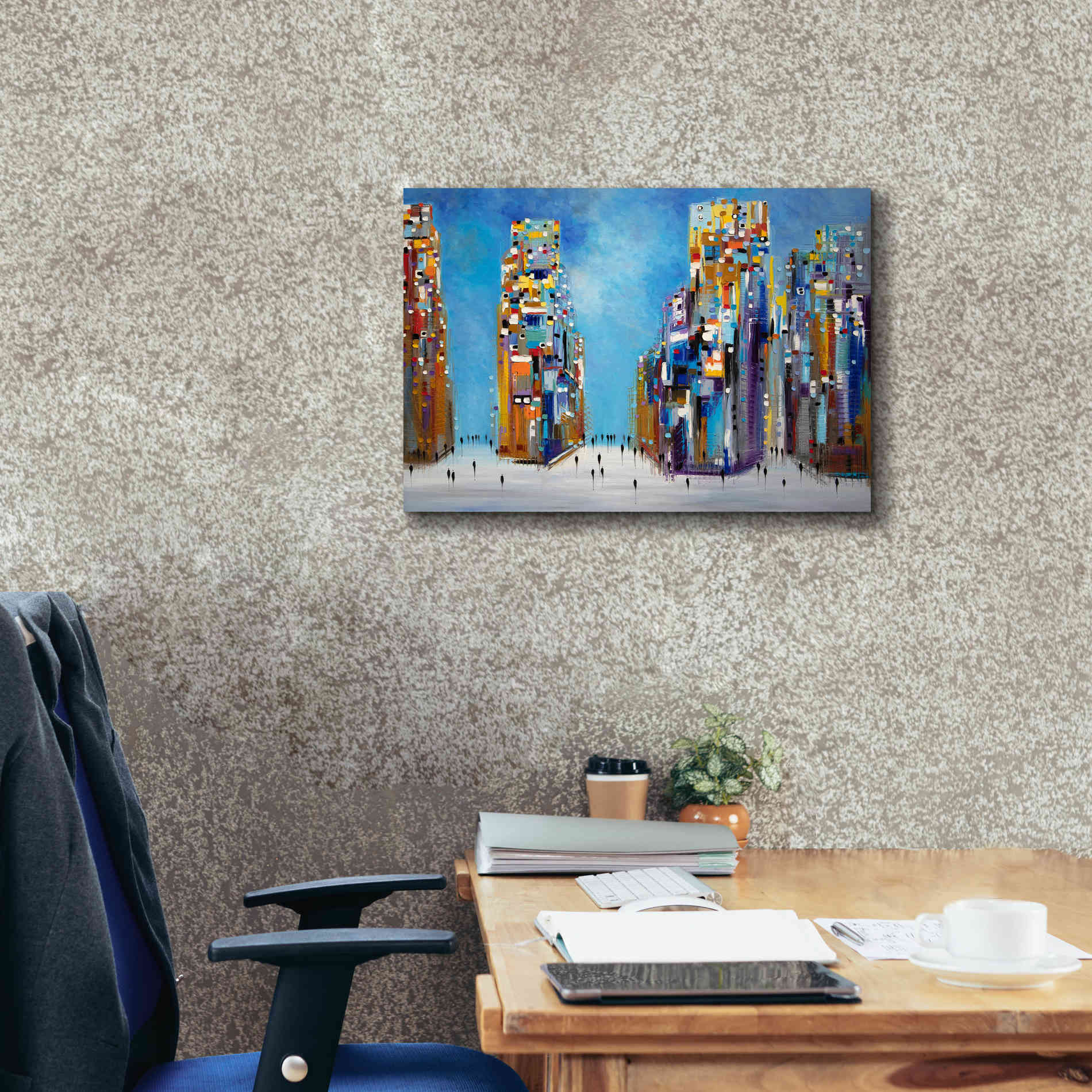 'Nyc Streets' by Ekaterina Ermilkina Giclee Canvas Wall Art,26 x 18